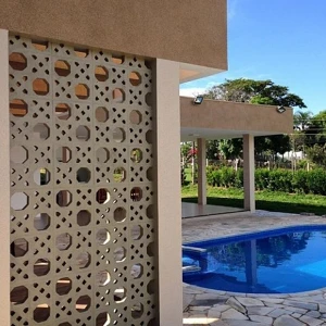 cobogó de concreto para área externa