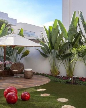 pisante para jardim decorado