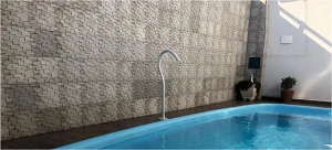 revestimento de concreto modelo tijolinho