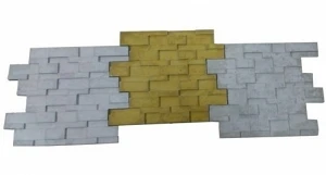 revestimento de concreto mosaico