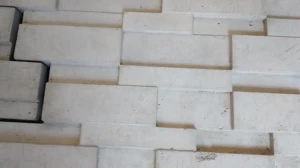 revestimento de parede de concreto decorado
